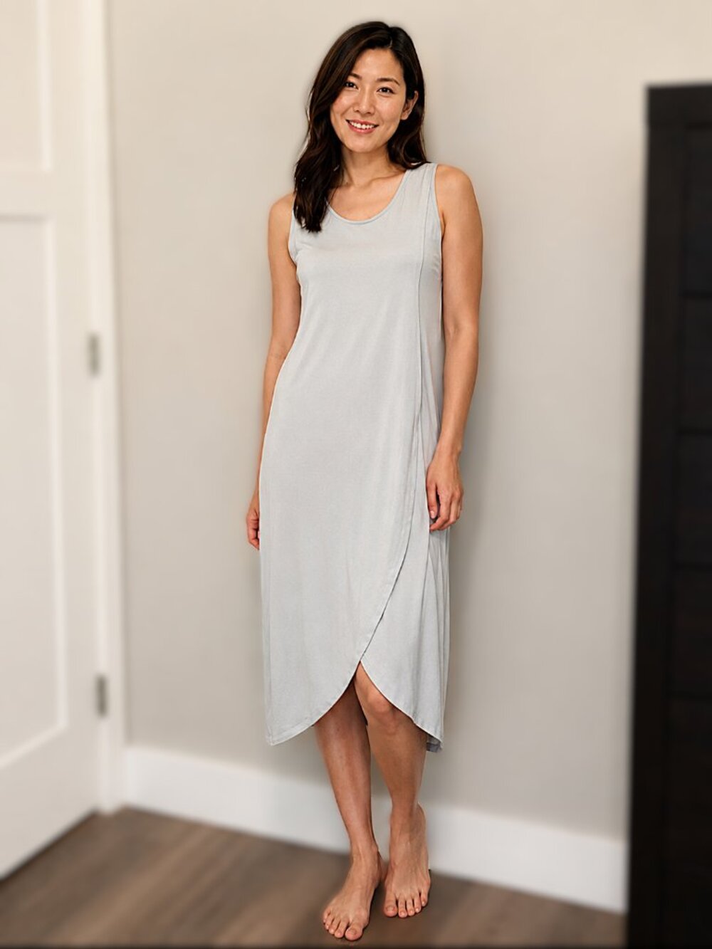LA Made – Elba Dress – Sky Grey – Size Small - *NWOT*